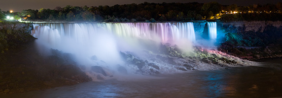 American and Bridal Veil Falls, Niagara Falls,
  October 2009