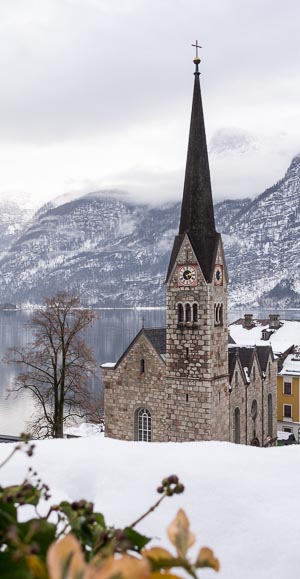 Lutheran Church Hellstatt, Austria, Dec 2012